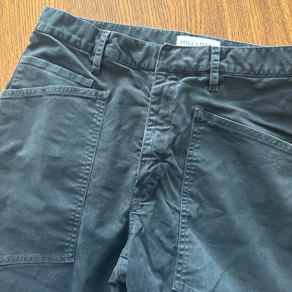 Nili Lotan Dark Gray Cargo Pants - Picture 5 of 7